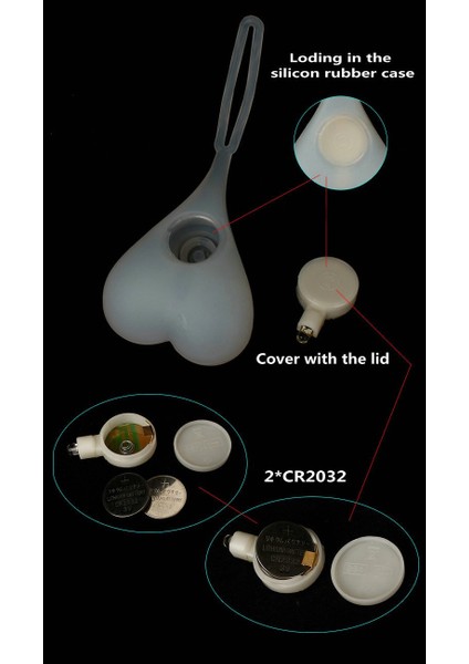 YY Store Bisiklet Kuyruk Işık Bisiklet Yumurta Uyarı Işığı Açık Bisiklet Sürme Uyarı Işığı Sırt Çantası Asılı Işık Sürme Ekipmanları (Yurt Dışından) indirimleri
