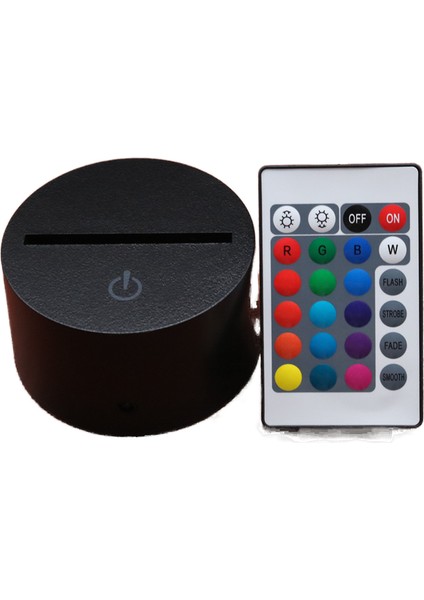 YY Store 3D Basketbol Gece Lambası LED Gece Lambası Siyah Taban Uzaktan Kumanda 16 Renk Gece Lambası (Yurt Dışından) fiyatları