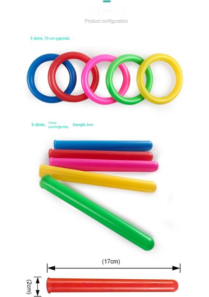 YY Store Parti Halkası Oyunu Halkası Oyuncak Plastik Yığma Halkası Oyuncak Atma (Yurt Dışından) modelleri