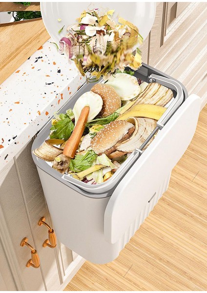 YY Store Duvara Monte Çöp Tenekesi Ev Mutfak Çöp Tenekesi Tuvalet Banyo Çöp Tenekesi (Yurt Dışından) modelleri