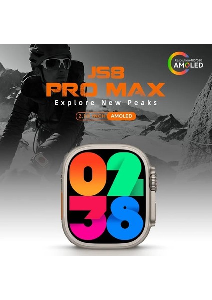 Js8 Pro Max Serisi Amoled Ekranlı Akıllı Saat