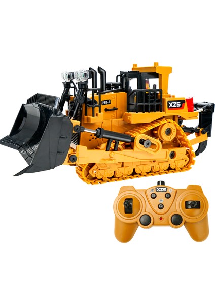 YY Store Uzaktan Kumandalı Araba Oyuncak Uzaktan Kumandalı Buldozer Oyuncak Araba Alaşımlı Ekskavatör Ekskavatör Iş Makinesi Oyuncak (Yurt Dışından)