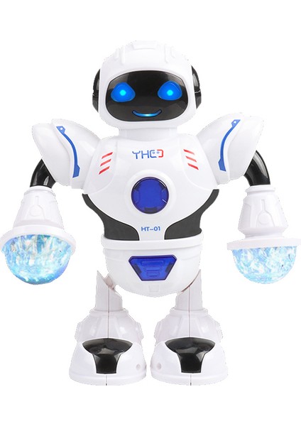 YY Store Dans Eden Robot Oyuncaklar Çocuk Elektrikli Oyuncaklar Aydınlık Müzik Robotu (Yurt Dışından)