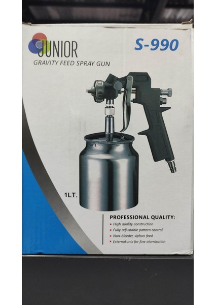 Junior Boya Tabancası S-990 1 Lt. Alttan Metal Hazneli Junıor