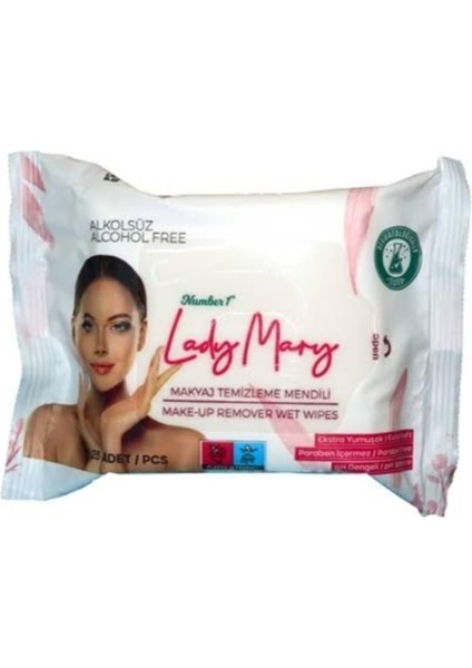 Fashion Lady Mary Makyaj Temizleme Mendili 25.li