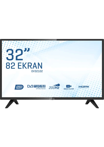 OV32102 32" 81 Ekran Uydu Alıcılı HD Ready LED TV