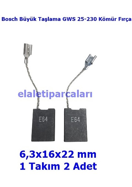 Bosch Büyük Taşlama Gws 25-230 Kömür Fırça