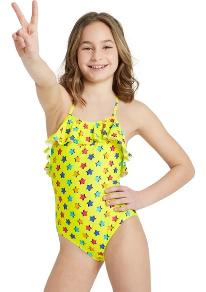 Swimsuit Lightcross Back All Kids' Swimsuit Kız Çocuk Yüzücü Mayosu 005215600