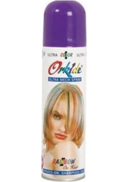 Renkli Saç Spreyi 150 Ml Sprey Mor Orkide-Saç