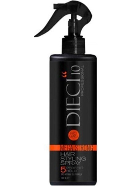 Dieci Pro-Vitamin B5 Mega Strong Gazsız Saç Spreyi 200 Ml