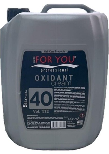 More For You Oksidan (12) 40 Vol 5 Litre