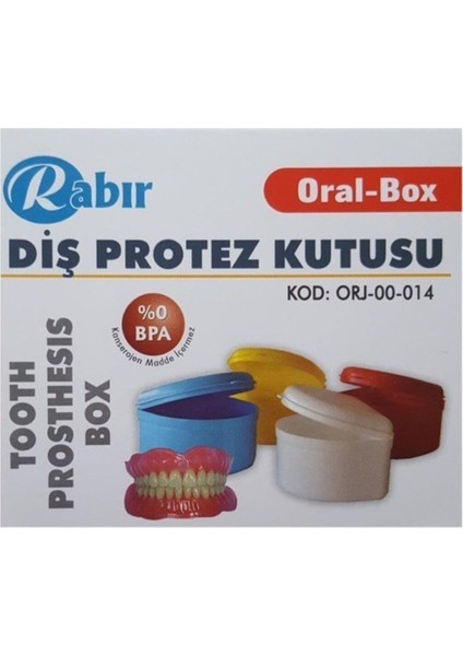 Diş Protezi Saklama Kutusu