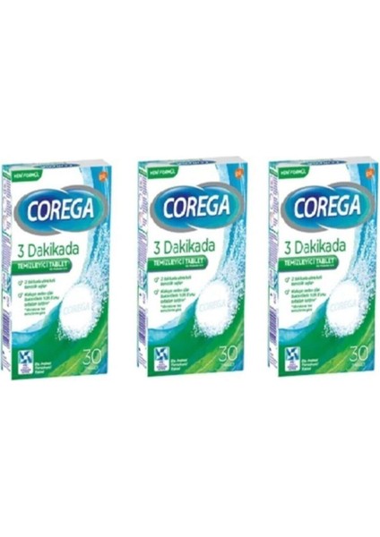 Temizleyici 30 Tablet 3 Adet
