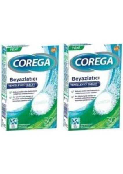 Diş Protezi Temizleyicisi Tablet 30 Luk - Tüm Protezler Için-2 Adet