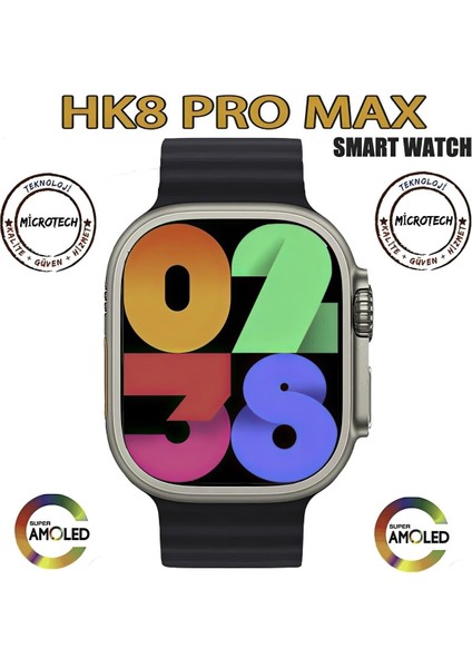 T-Max Hk8 Ultra Pro Max 49MM (Amoled Hd Ekran) Hk8 Ultra Pro Max