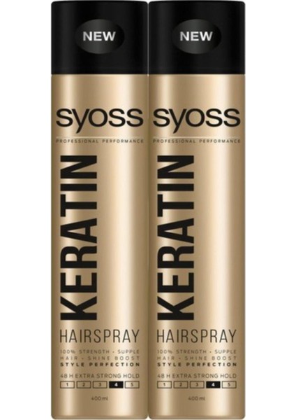 Keratin Sprey 400 ml x 2 Paket