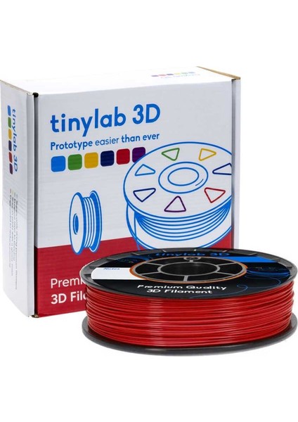 1.75mm 1000gr Kırmızı PLA Filament 190-220°C Baskı Sıcaklığı - Yüksek Kalite, Çevre Dostu, Mükemmel Yapışma ve Pürüzsüz Yüzey