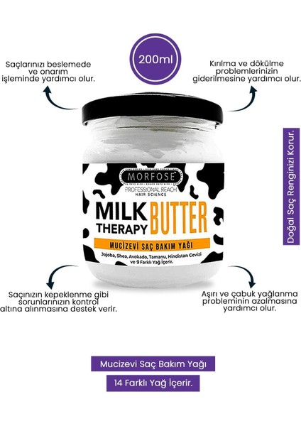 Milk Therapy Saç Köpüğü Chocolate 200 ml Milk Therapy Butter Yağ Içeren Mucizevi Saç Bakım Kremi fiyatları