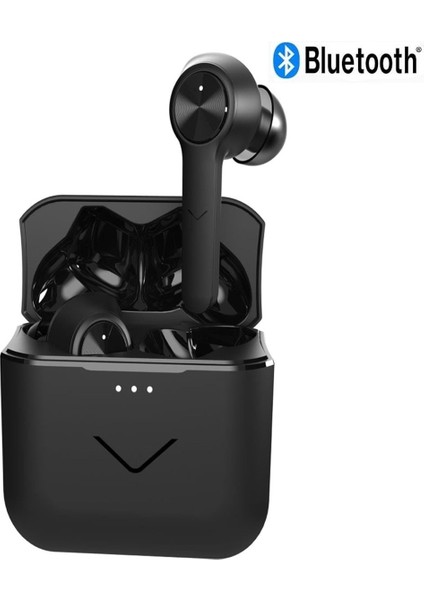 V12 Minidots Siyah Kulakiçi Kulaklık