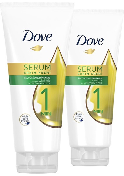 1 Minute Serum Saç Bakım Kremi Saç Dökülmelerine Karşı 170 Ml X2 Adet fiyatları