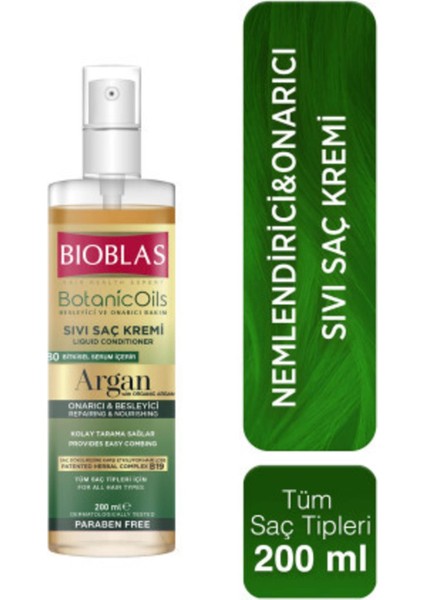 Argan Yağlı Sıvı Saç Kremi 200 Ml