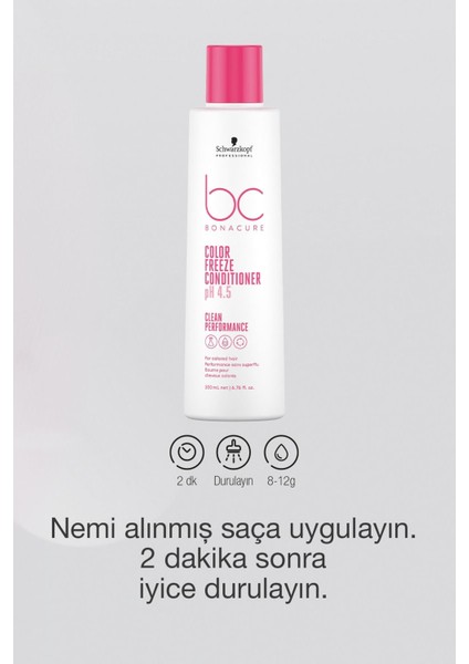 Bc Clean Boyalı Saçlar Için Renk Koruyucu Vegan Bakım Saç Kremi 200ml