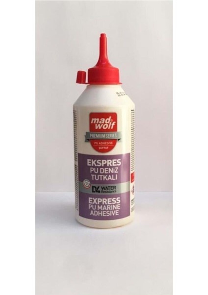 Madwolf Poliüretan Ekspres Deniz Tutkalı Şeffaf D4 560 gr