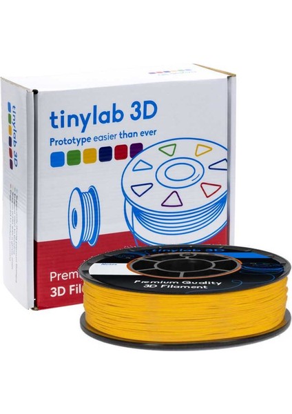 1.75mm 1000gr Sarı PLA Filament 190-220°C Baskı Sıcaklığı - Yüksek Kalite, Çevre Dostu, Mükemmel Yapışma ve Pürüzsüz Yüzey