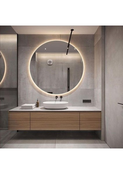 80CM Günışığı Ledli Banyo Aynası / Dekoratif Ayna