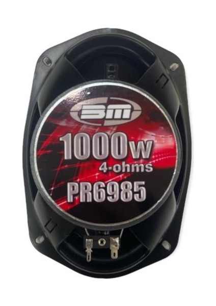 Bm Boschmann 100RMS 3yollu Tweeterli Oval Oto Hoparlör 1000 Watt - 2 Adet