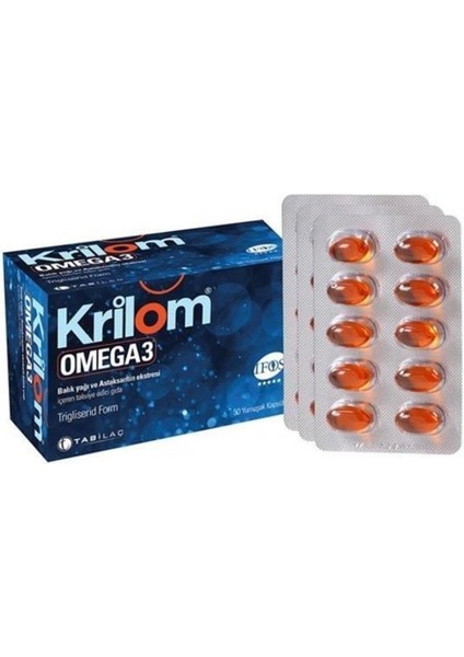 Tab Ilaç Krilom Omega 3 50 Yumuşak Kapsül