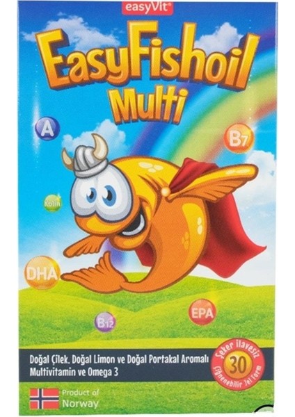 Easyfıshoıl Multı Omega 3 30 Tablet