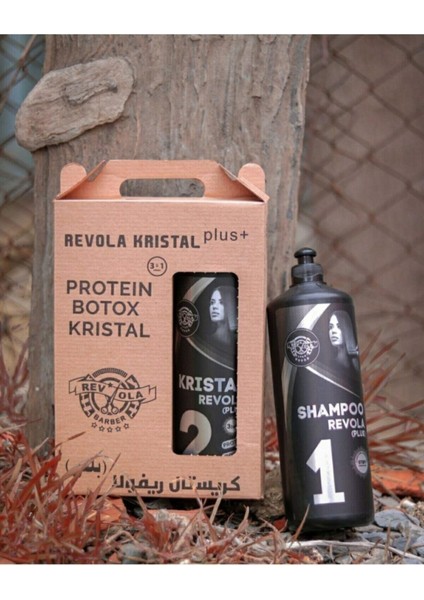 Kristal Botox Saç Şekillendirici Krem 500 Ml + Şampuan 500 Ml