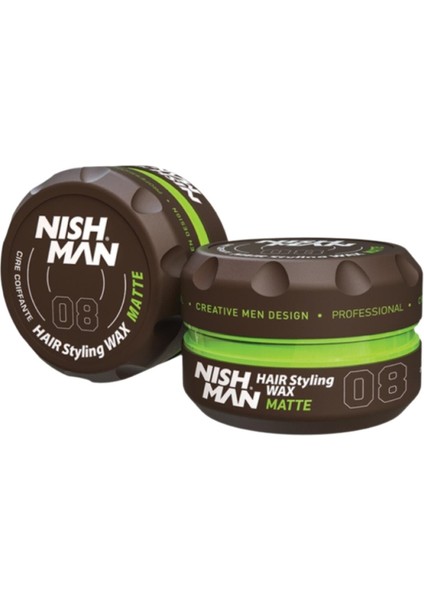 Nıshman 08 Saç Şekillendirici Sert Kill Mat Wax 100 Ml