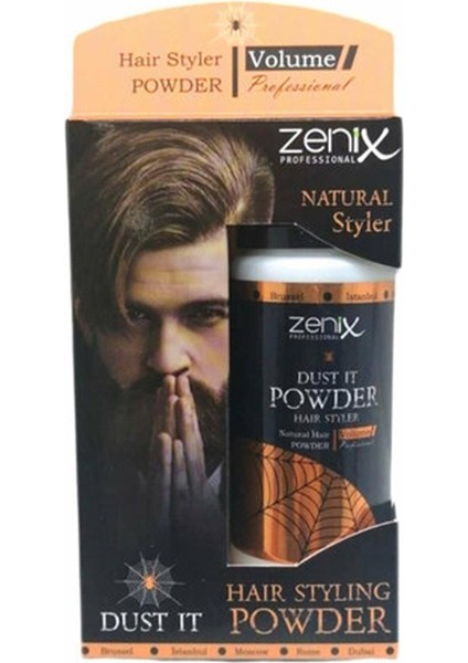 Zenix Saç Şekillendirici Toz Wax Saç Pudrası Natural 20gr