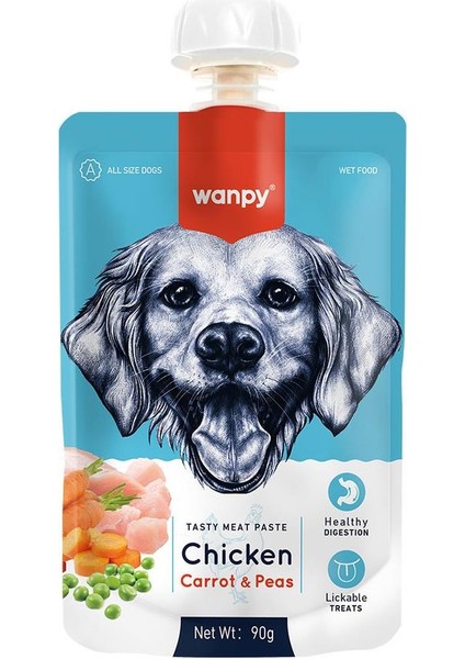 Taze Tavuklu&havuçlu Köpek Et Ezmesi 90 gr x 10 Adet