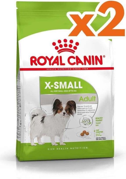 Xsmall Adult Köpek Maması 1,5 kg x 2 Adet