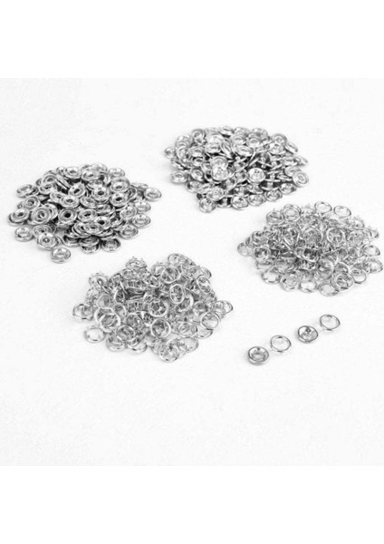 9.5mm Nikel Gümüş Bebe Çıtçıt 100 Adet