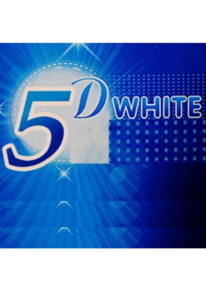 5d White 5d   Diş Beyazlatma Bandı -5d Diş Beyazlatma Şeritleri 6 Adet