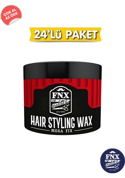 Wax Fix Sert Görünüm Mega Tutuş Infrared 150 ml 24 Adet