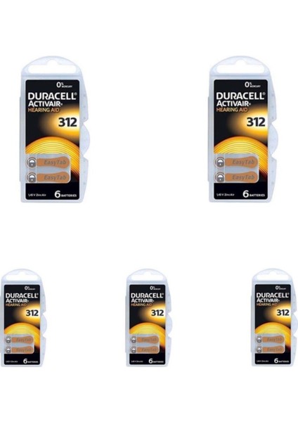 Actıv 312 Numara 30 Lu Kulaklık Pili ( 5 Paket 30 Adet)