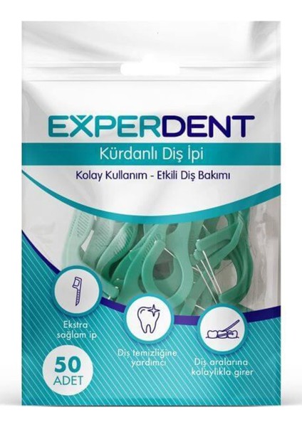 Kürdanlı Diş Ipi 50 Adet