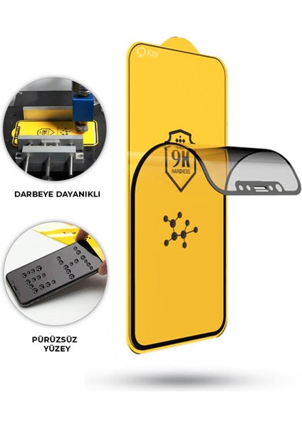 Kzy General Mobile Gm 22S Tam Kaplayan Fiber Nano Ekran Koruyucu Cam