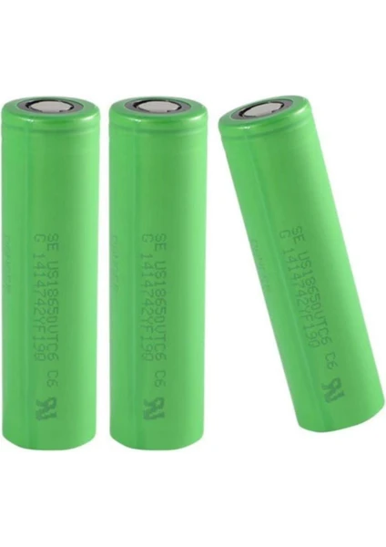 Vtc6 18650 3.7V 3000 Mah Li-Ion 3'lü Şarjlı Pil