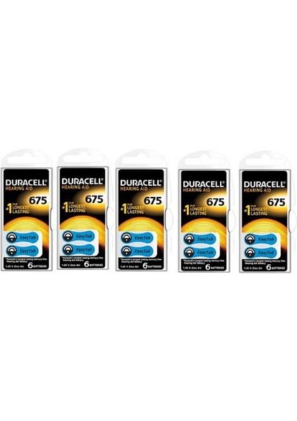 675 Kulaklık Pili 5 Paket
