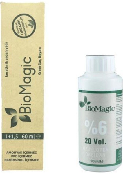 Amonyaksız Krem Saç Boyası 60 Ml 8.00 - Açık Kumral Oksidan