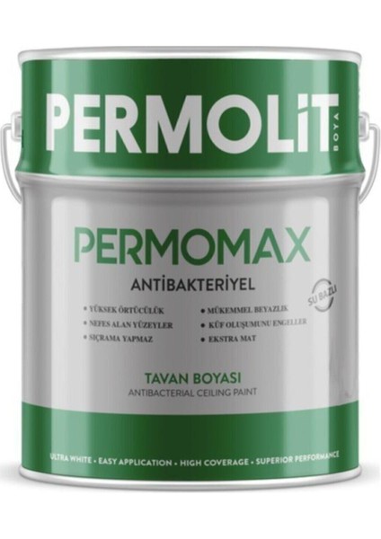 Permomax Antibakteriyel Tavan Boyası 3.5 kg fiyatları