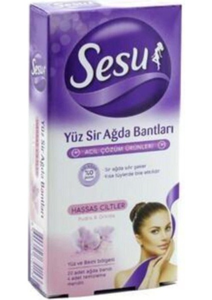 Yüz Sir Ağda Bandı Hassas Ciltler 20'li 8690605670153