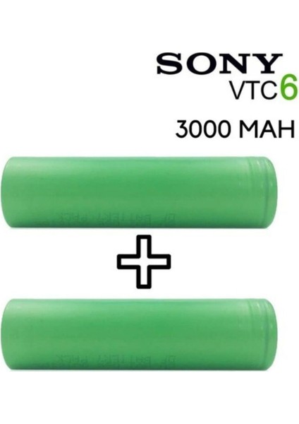 Vtc6 18650 3.7V 3000 Mah Li-Ion 2'li Şarjlı Pil