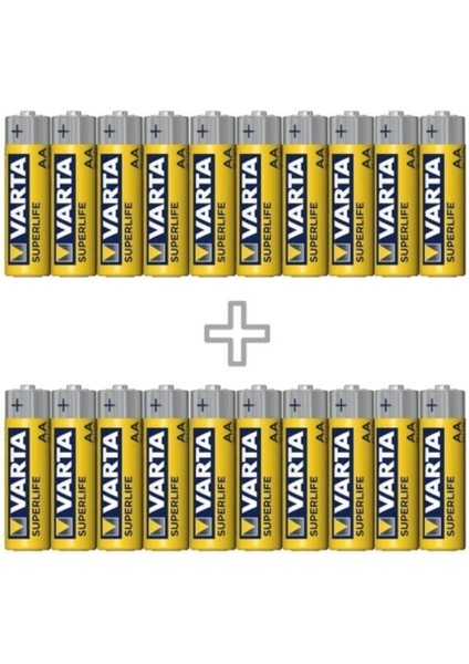 Süperlife 20'li Özel Pil Paketi(20 Aa)
